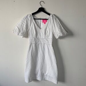 Lilly Pulitzer White Eyelit Jazlyn Dress -00